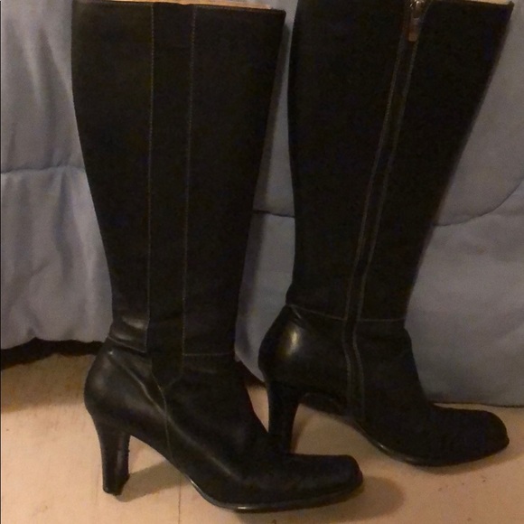Anne Klein Shoes - Anne Klein high heeled knee high boots